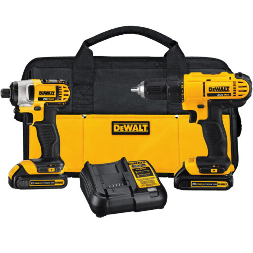 DEWALT DCK240C2 20V MAX 2-Tool Combo Kit (1.3 Ah) New