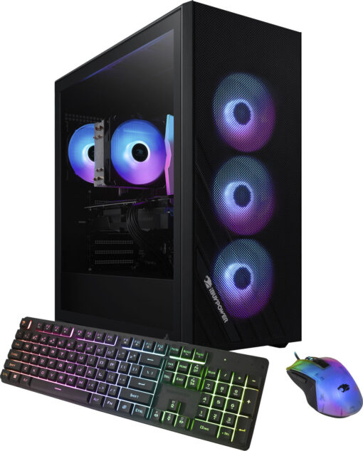 iBUYPOWER - Scale Gaming Desktop PC - Intel Core i5 14400F - NVIDIA GeForce R...