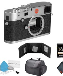 Leica M (Typ 240) Digital Rangefinder Camera (Silver | 10771) Bundle with 128GB Memory Card