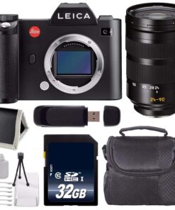 Leica SL (Typ 601) Mirrorless Digital Camera (International Version) + Leica Vario-Elmarit-SL 24-90mm f/2.8-4 ASPH. Lens + 32GB Memory Card Bundle