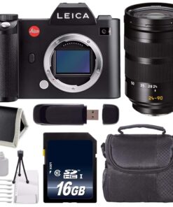 Leica SL (Typ 601) Mirrorless Digital Camera (International Version) + Leica Vario-Elmarit-SL 24-90mm f/2.8-4 ASPH. Lens + 16GB Memory Card Bundle