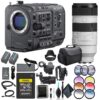 Sony FX6 Full-Frame Cinema Camera Body Only ILME-FX6V, FE 70-200mm Lens, 160GB Memory Card, BP-U35 Battery, Filter Kit, Color Filter Kit, Lens Hood, Bag, Memory Card Wallet, and...